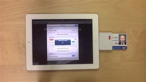 ipad pro smart card reader|piv reader for iPad.